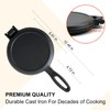 7 Inch Round Cast Iron Waffle Iron Plant oil care