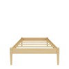 DHP Lorriana 14" Solid Pine Wood Platform Bed Frame, Twin