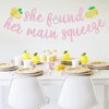 She Found Her Main Squeeze Banner, Lemon Themed Shower, Couples