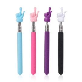 4PCS Telescopic Teachers Pointers, Teachers Pointer Stick Extendable Pointing Stick Retractable Pointer Whiteboard Pointer Hand Pointer Stick for Teacher Classroom Teacher Aids