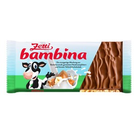 Zetti bambina Vollmilchschokolade mit Haselnuss und Karamell, 3er Pack (3 x 100 g) (Vollmilch, 3 Stück)