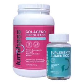 Colágeno Lumihass + Détox Omega 3 Magnesio Biotina | 1.2 Kg