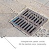 GANAZONO Stainless Steel Manhole Cover Hook T-Shaped Lifting Tool for
