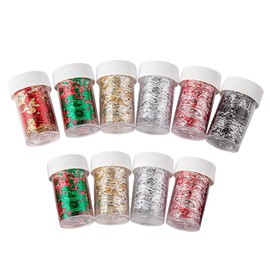 Healeved Nail Art Stickers for Women 10pcs Gel Nail Stickers Semi-Cured Durable Easy to Apply