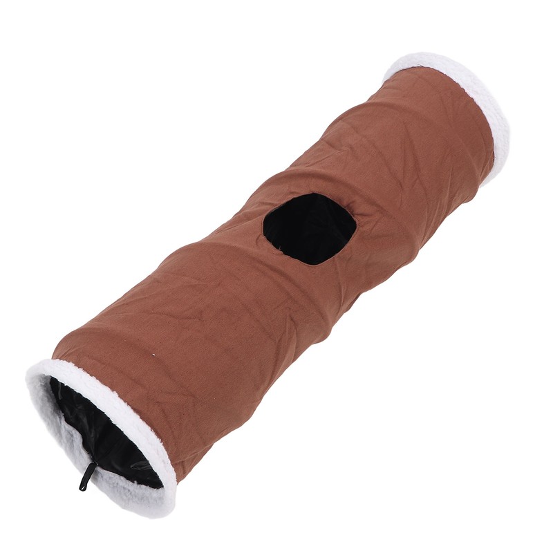 Foldable Cat Tunnel with Hanging Ball Interactive Fun Durable Collapsible