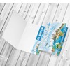 BREITENWERK A4 XXL Farewell Card World Travel with Envelope -