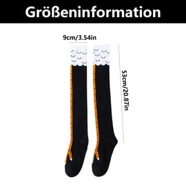 YUGUOLAN Chicken Leg Socks Men's Chicken Leg Socks Men Socks Chicken Legs Funny Chicken Socks Socks Chicken Legs for Adults Stockings Women's Warmer Chicken Socks Gifts, yellow