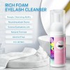 Kit Shampoo Espuma Para Pestañas Y Brocha Para Extensiones