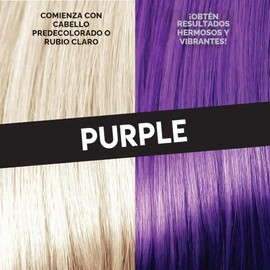 Tinte semipermanente para el cabello Direct Vibes, morado, tono vibrante y duradero, sin amonaco, vegano, sin sulfatos, sin parabenos, 8 fl oz        