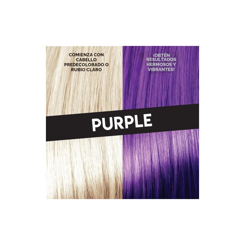 Tinte semipermanente para el cabello Direct Vibes, morado, tono vibrante