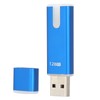 USB Drive Portable Blue U Disk Large Storage Stick with