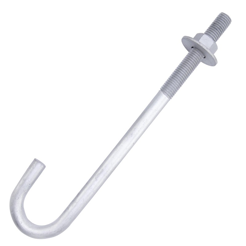 HROMIGRY 5/8” x 12” J Bolt Anchors (10 Pack) for