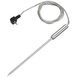 RÖSLE Edelstahl-Ersatz Messfühler für BBQ Kerntemperaturmesser, Edelstahl 18/10, Kabellänge 1 m, uni