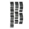 10pcs Leather Punch Incisive Thick Shallow Circle Shape High Carbon