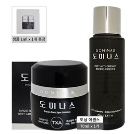 TG Dominas Domina's Cream Domina Season 6 Spot Improvement Cream 50g x 1 + Toning Essence 70ml x 1 + Trial Portion 1 x / 도미나스 크림 도미나 시즌6 기미개선크림 50g 1개+토닝에센스 70ml 1개+체험분1매