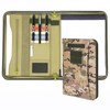 Army OCP Military Notebook Binder with Zippered Padfolio Organizer and