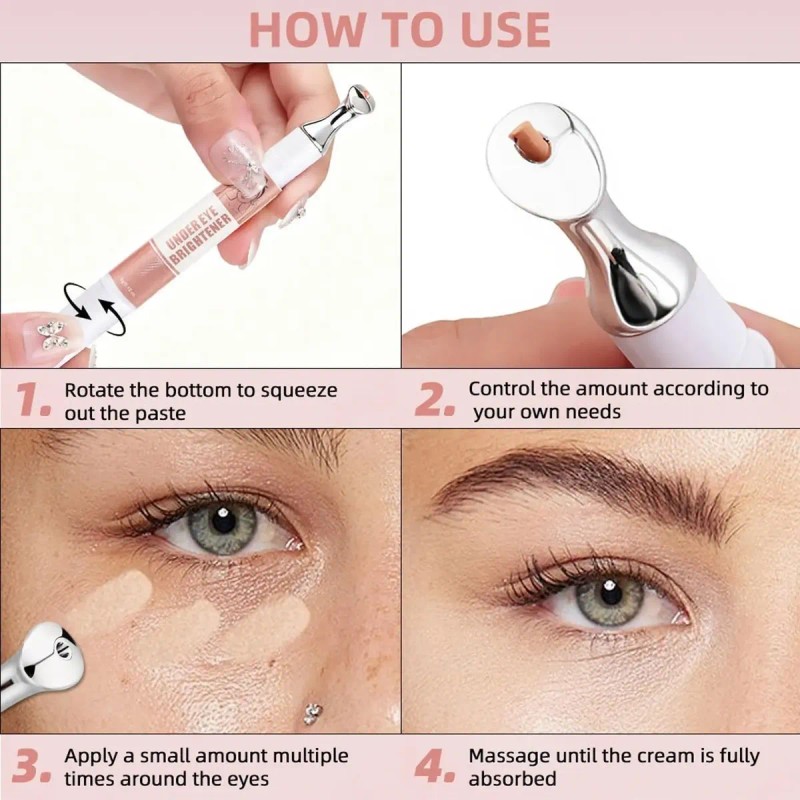 Corrector Hidratante Debajo De Los Ojos, 3 Uds., For .