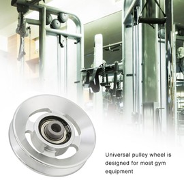 MAGT Fitness Pulley Pulley Aluminium Alloy Fitness Pulley Home Gym Attachments Part Exercise Strength Training Accessories (85mm)
