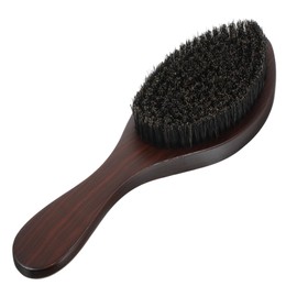 TOVINANNA Natural Bristles Wave Hair Brush Beech Wooden Comb Hair Comb for Women Massage Brush for Drying Styling Black Bristle Random Style
