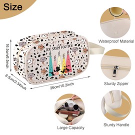 MEIKIUP Cartoon Cat Merch Marie Cat Clear Cosmetic Bag Marie Lady Gift Too Sassy for You Makeup Bag Travel Toiletry Storage Bag (Cartoon Cat Clear Bag-UK)