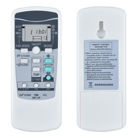 CLVIZCXOM RKW502A200A Remote Control Replacement for Mitsubishi Air Conditioner RKW502A200D RLA502A701L RLA502A700C RKX502A007P RKX502A007B RKX502A001P RLA502A700K RKW502A200B RLA502A701 RRMA502A001