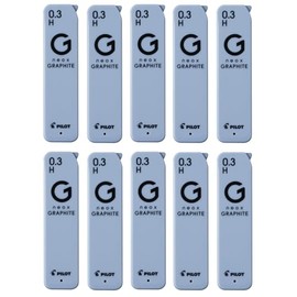 PILOT 10HRFG03H Sharp Refill, Neox Graphite, 0.3mm H, 10pcs