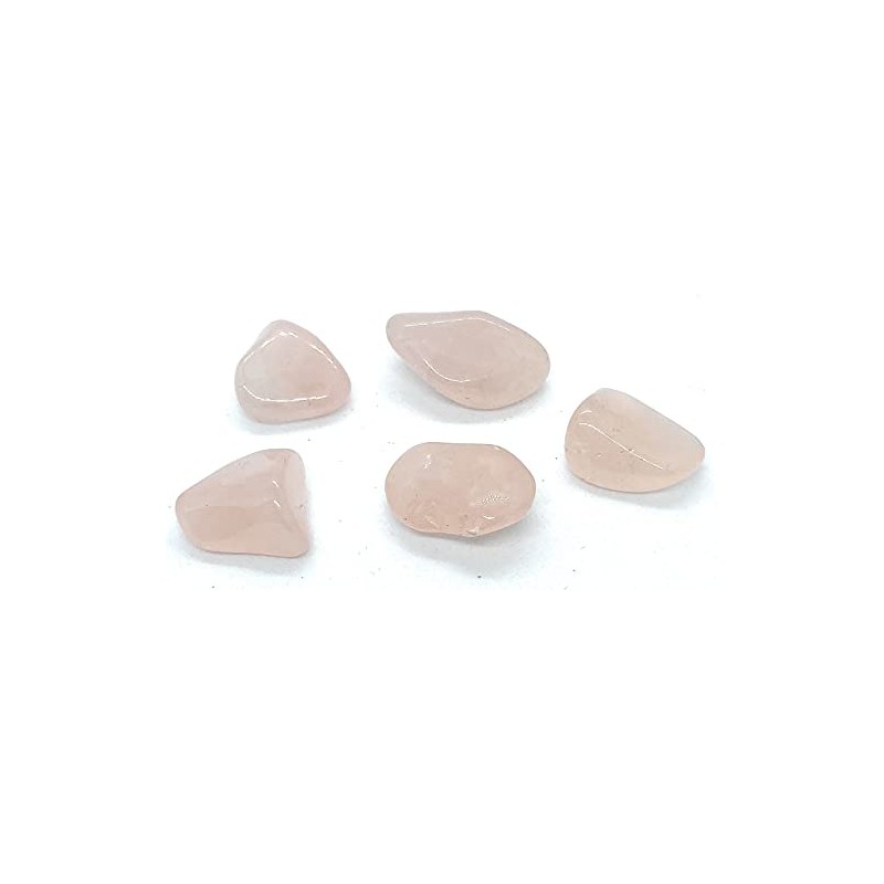 Rose Quartz Small Tumble Stone - 5 Pc