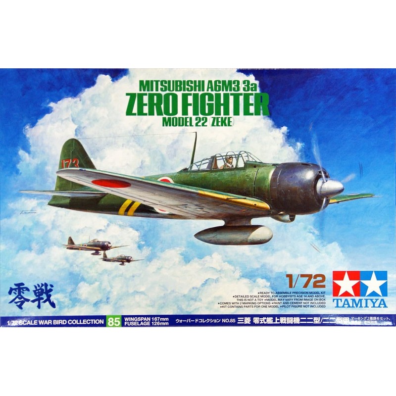 Tamiya 1/72 War Bird Collection, Plastic Model