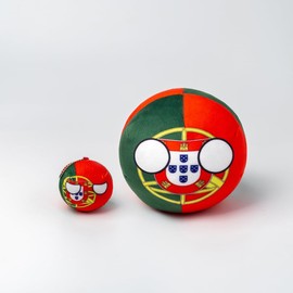 Truepollandball Countryball Polandball Plush Toy 7.87 Inch Flag Pattern Pillow and 3.74 Inch Key Chain