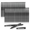 Lelix Felt Tip Pens, 40 Black Pack, 0.7mm Medium Point,