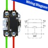 Dreyoo 1 Pack Carrier HVAC Motor Contactor, 24V 25 Amp