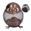 Art Wrought Iron Owl Storage Tank Metal Money Box Handicrafts