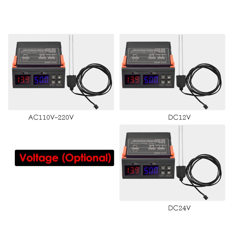 AC110V-220V 10A Mini LED Digital Soil Humidity Controller with Sensor