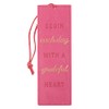 WITH LOVE- With Love Pink Faux Leather Bookmark for Women,