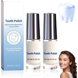 2PCS Tooth Paint, Tooth Polish,Instant White Tooth Paint,Natural Teeth Whitening Paint,Portable Oral Care,Safe Formula & Long-Lasting Results