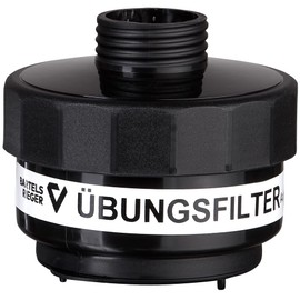 Exercise Filter for Fire Brigade and Rescue Services - Rd40 Threaded Connection - Simulation ABEK P3 Respirator Filter