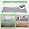 LOENIY 2 Pack Wide Folding Camping Cots with Pillow &