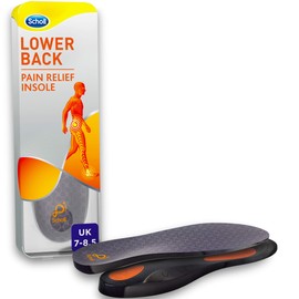 Scholl Orthotic Insole Lower Back Pain Relief, Medium, M (7-8.5) UK Size