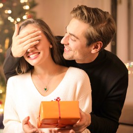 Love Heart Birthstone Necklaces for Women 925 Sterling Silver Pendant Women's Necklaces Mother's Day Anniversary Birthday Christmas Jewelry Gifts for Mom Wife Sister Best Friend Girls Her