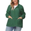 Avoogue Plus Packable Raincoat Women Light Rain Jackets Waterproof Windbreaker
