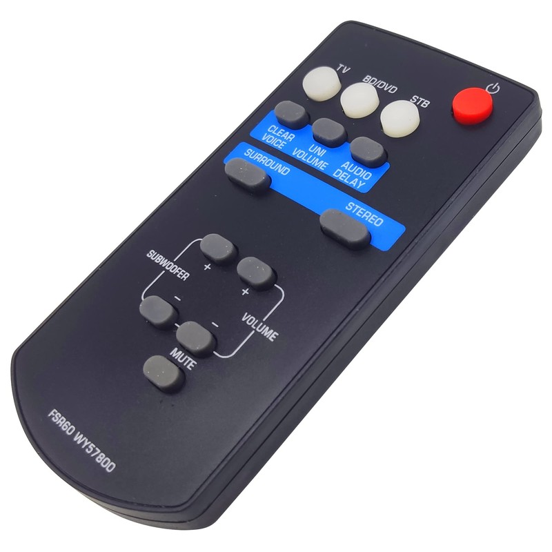 Leankle Remote Control FSR60, WY57800 for Yamaha Soundbars ATS-1010, YAS-101