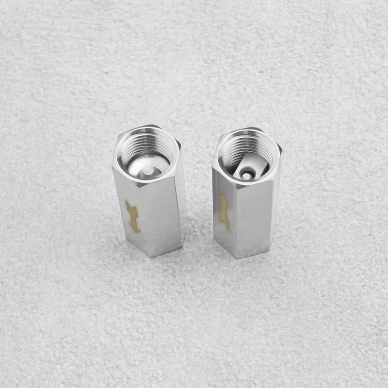 LT Easiyl 2 Pcs 1/8'' Female Threaded Brass One Way