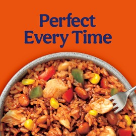 BEN'S ORIGINAL Street Food Honey BBQ Flavored Rice with Chicken, Prepared Entrée, Microwavable Heat-&-Eat Bowl in 90 Seconds, 9 oz​ (Pack of 6)