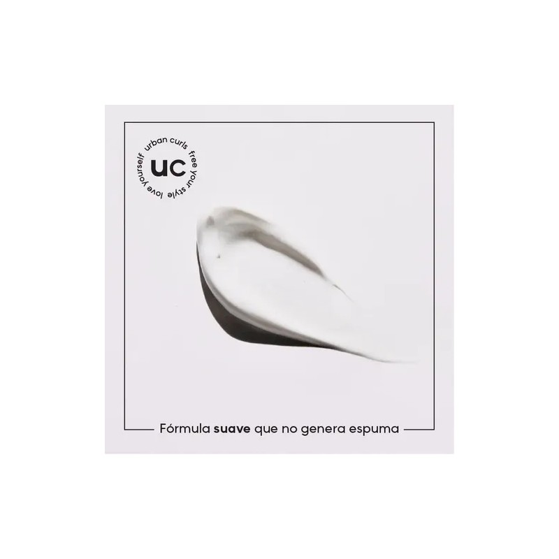 Shampoo Co-wash Para Cabello Rizado y Ondulado Urban Curls Sin