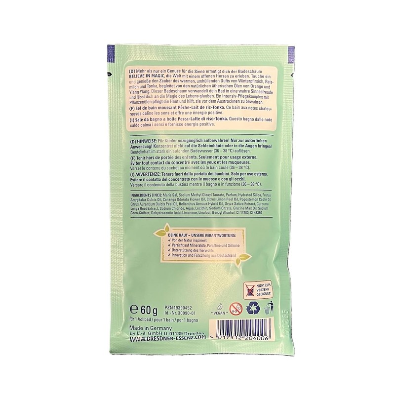 Dresdner Essenz Believe in Magic Bath Foam 6 x 60