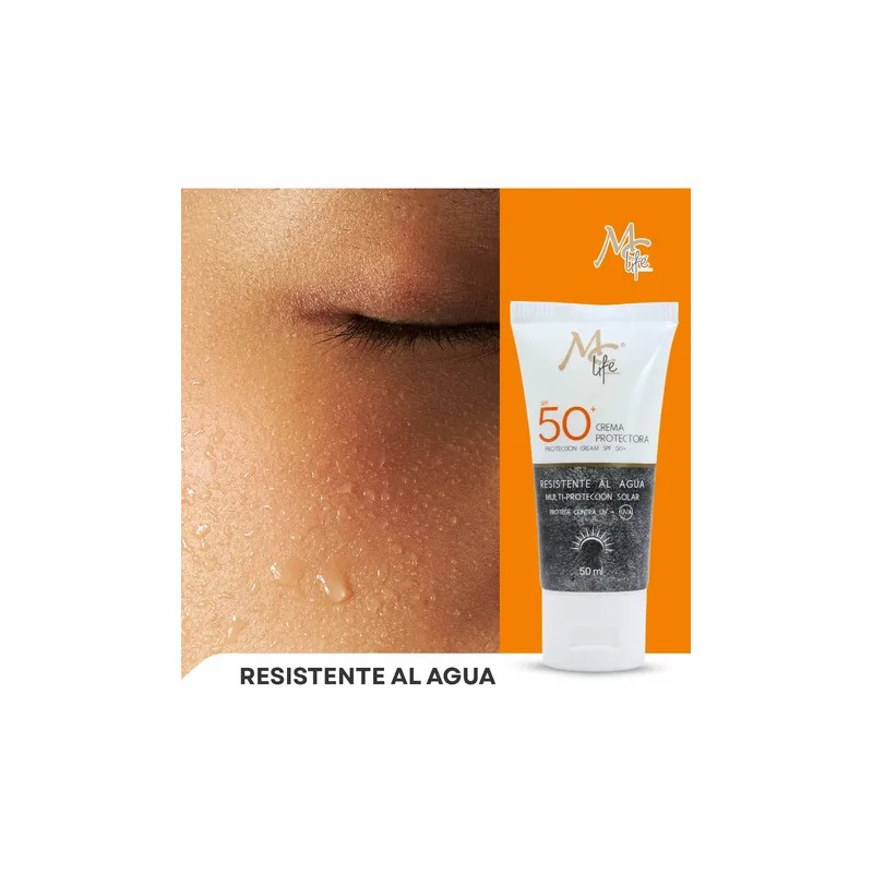 Crema Protectora Piel Muy Sensible 50 Spf Rostro. Mc Life