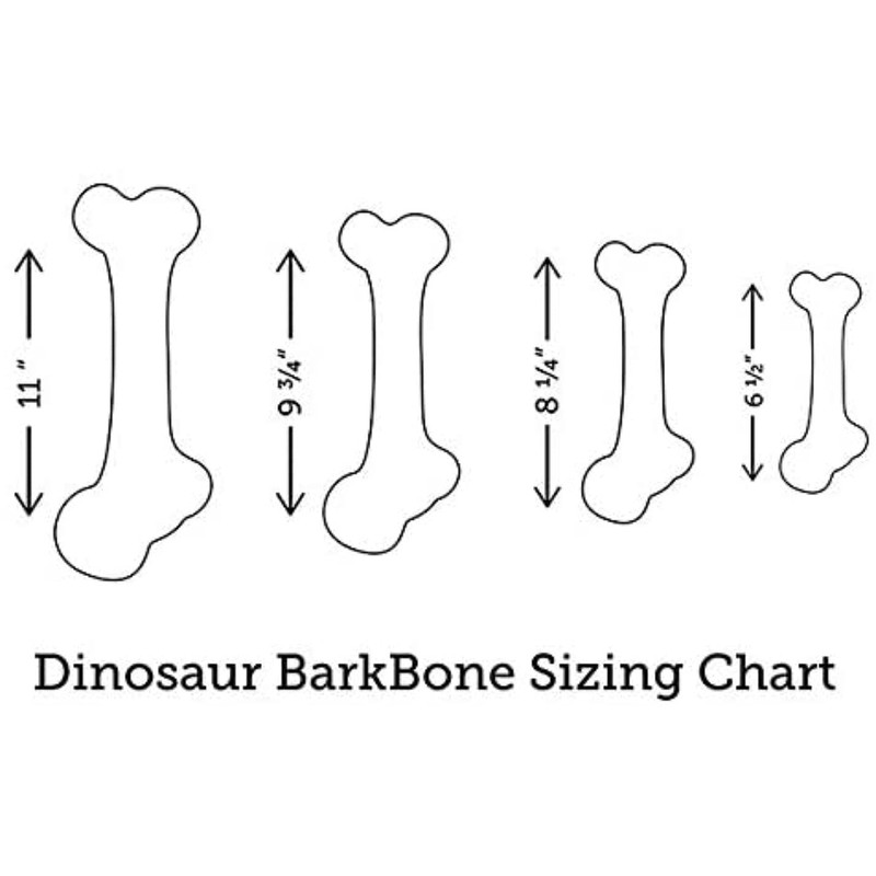 Pet Qwerks Extreme Dinosaur BarkBone Dog Chew Toy