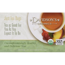 Davidson's Tea Bags, Organic Herbal Pumpkin Spice, 100 Count