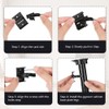 LumenTY Pack of 20 Kitchen Skirting Clips Heavy Duty Kitchen