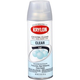 KRYLON K05353007 ColorMaster Acrylic Crystal Clear, Flat, Clear, 11 oz